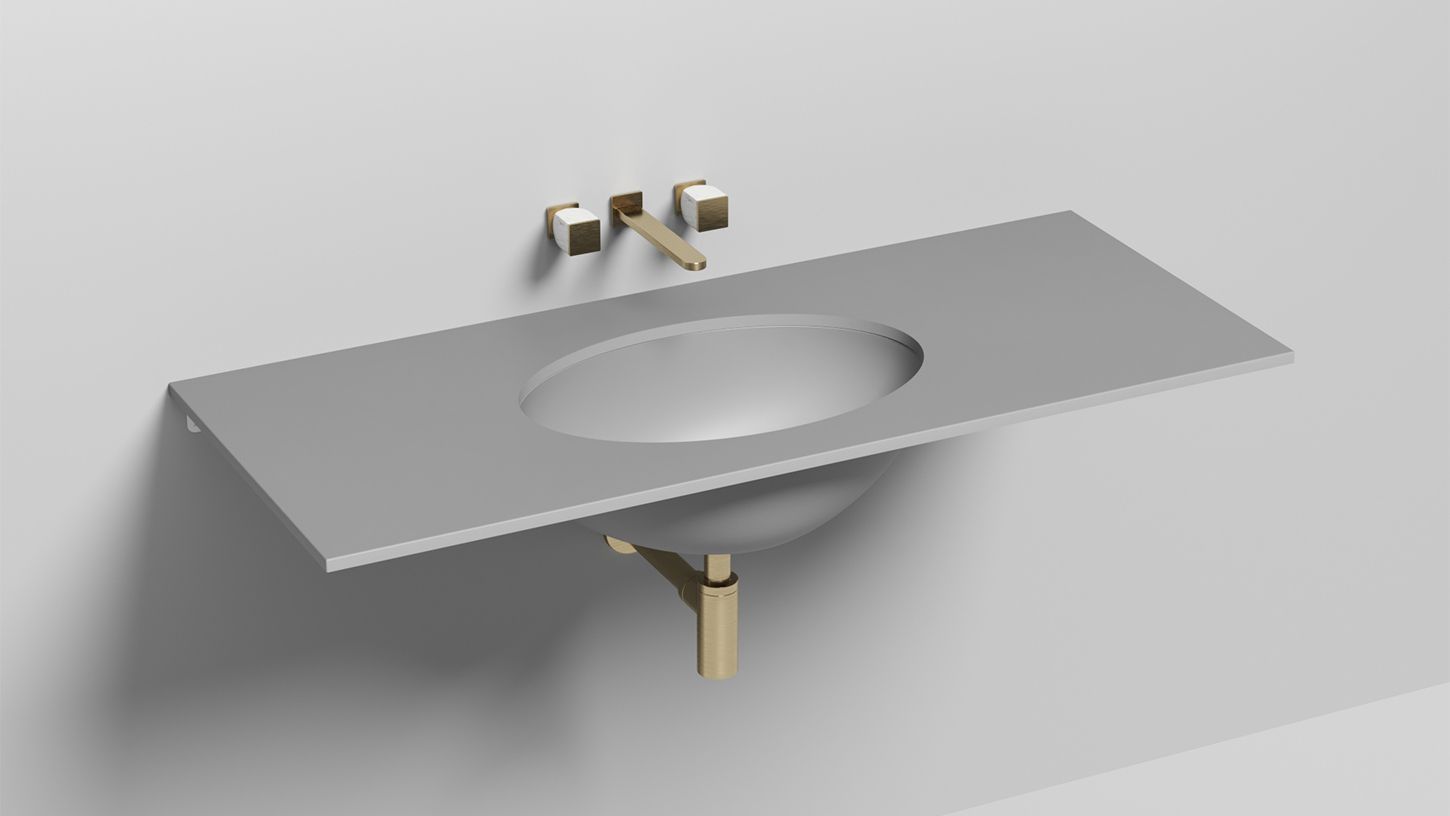 Раковина встраиваемая под столешницу овальная SALINI MAREA 12 1101109G 545х375х187мм, S-Sense, без донного клапана, цвет Белый глянцевый