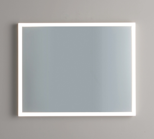 Зеркало с подсветкой BERTOCCI MIRROR DESIGN 146 8300 0800 9746 600 мм х 750 мм, чёрный матовый