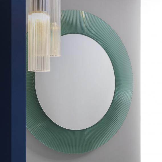 Зеркало круглое   Laufen  Kartell  3.8633.1.092.000.1  78 см, рама пластик зеленый изумрудный