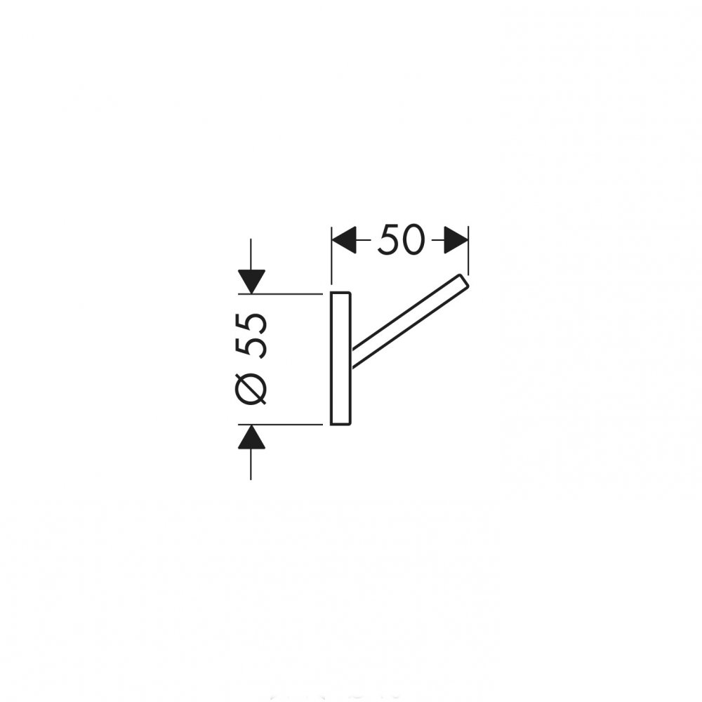 Крючок AXOR Starck 40837000 Хром