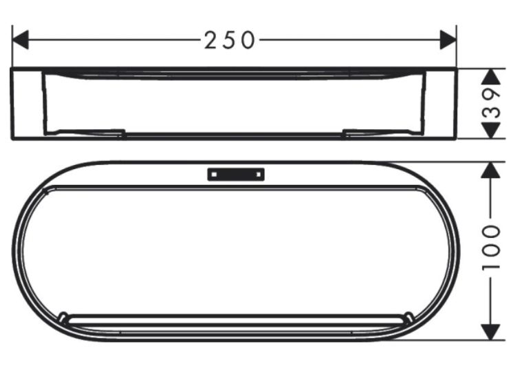 Корзина для хранения глубокая HANSGROHE Planet Edition 28912210 цвет Песок