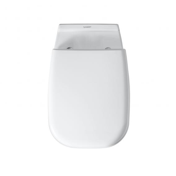 Сиденье для унитаза с крышкой удлиненное Duravit D-Сode 0060310000 без автоматического опускания, белое