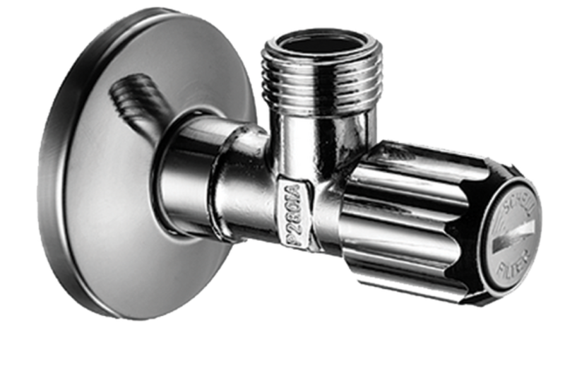 Угловой вентиль с микролифтом HANSGROHE 13904000 цвет Хром