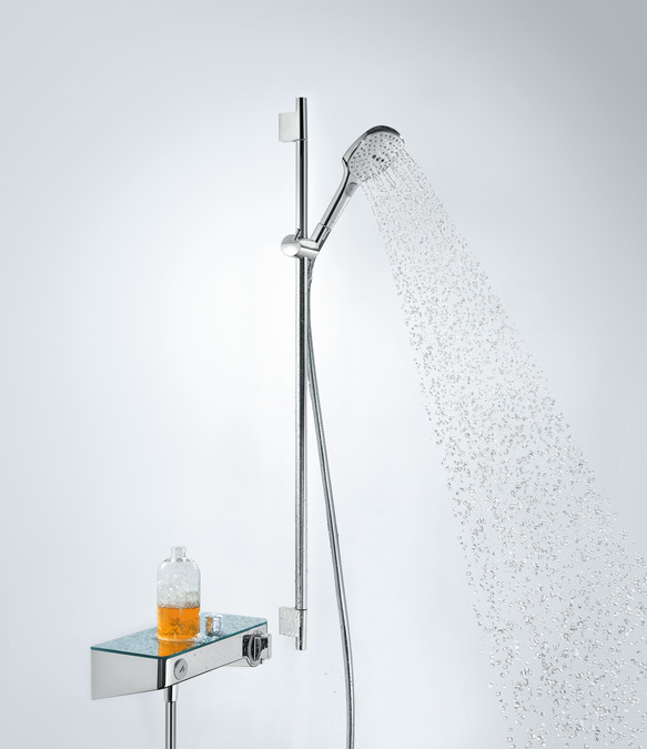 Смеситель для душа с термостатом Hansgrohe ShowerTablet Select 300 13171400 белый, хром