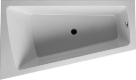 Акриловая ванна Duravit Paiova 700264000000000 1700 х 1000 c наклоном для спины слева, со встроенной акриловой фронтальной панелью и опорной рамой, угловая, белая
