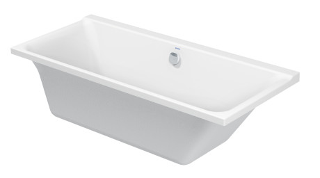 Акриловая ванна Duravit P3 Comforts 700372000000000 1600 х 700 c наклоном для спины справа, встраиваемая или с панелями, белая (изделие снято с производства)