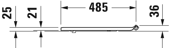 Сиденье для унитаза с крышкой удлиненное Duravit Durastyle 0062310000 без автоматического опускания, белый
