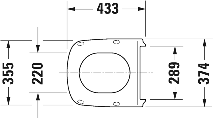 Сиденье для унитаза с крышкой Duravit DuraStyle 0063710000 без автоматического опускания, белый