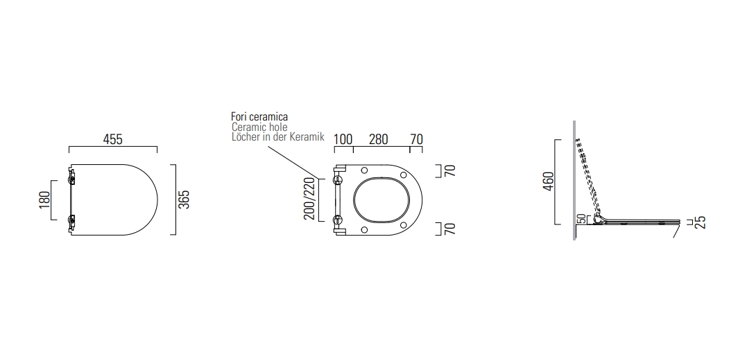 Сиденье для унитаза GSI PURA MS86CSN08 Slim/SoftClose, цвет Creta Matte