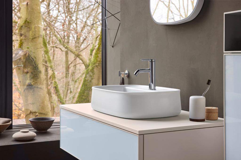 Зеркало с подсветкой и подогревом DURAVIT ZENCHA ZE7056000000100 700 мм х 700 мм, белое
