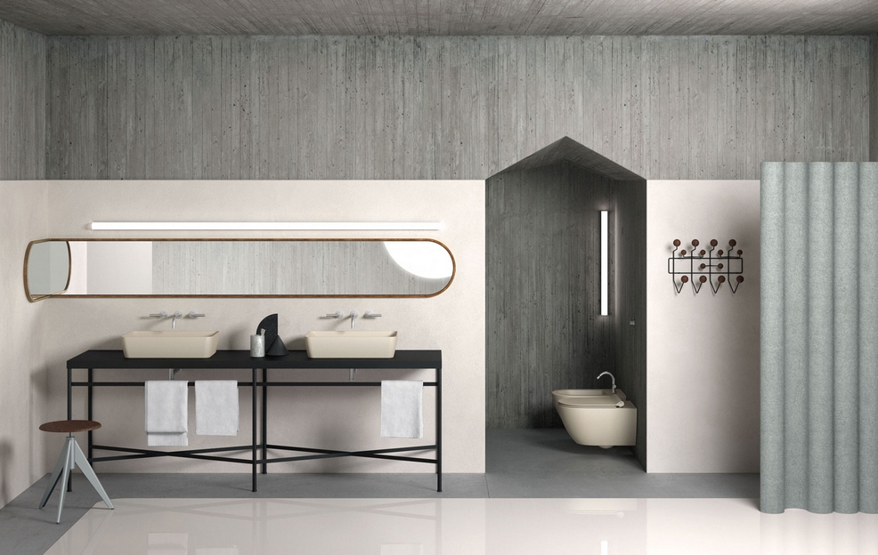 Унитаз подвесной GSI PURA 8815FR208 Swirlflush, с крепежом, Цвет Creta Matte