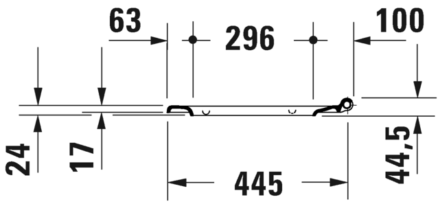 Сиденье c крышкой для унитаза Duravit Vero Air 0022010000 белое
