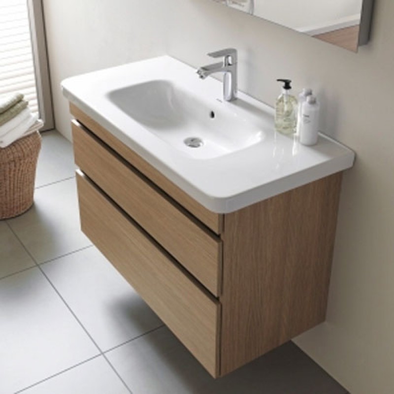 Тумба подвесная под раковину Duravit DuraStyle DS6485 4343 базальт матовый