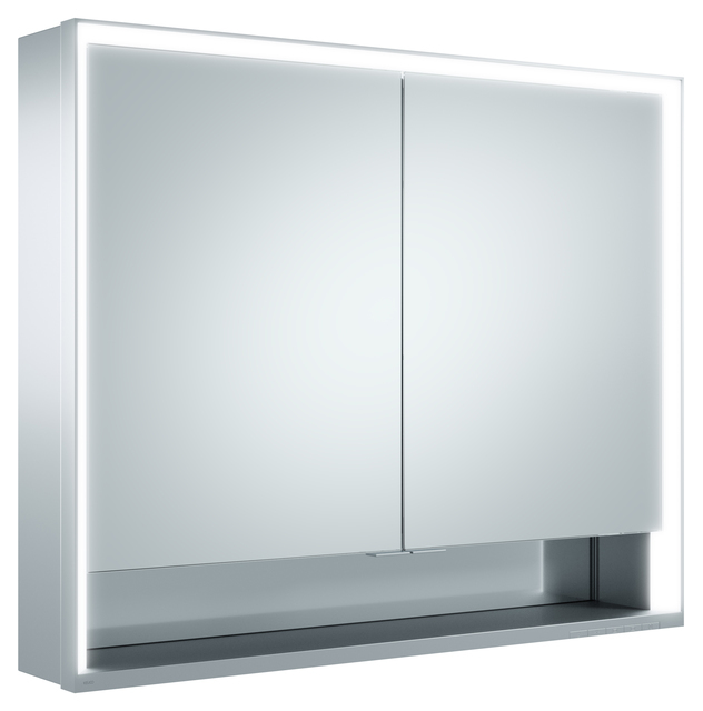 Зеркальный шкаф Keuco Royal Lumos 14303171301 алюминий серебристый