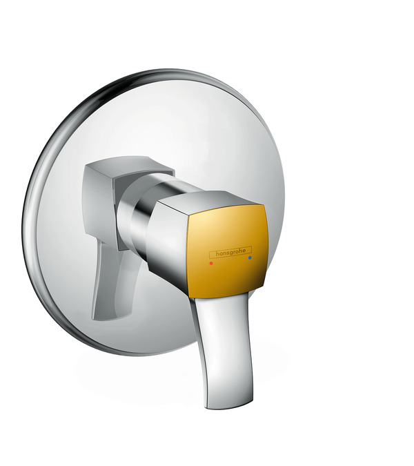 Смеситель для душа Hansgrohe Metropol Classic 31365090 хром под золото