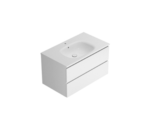 Тумба подвесная GLOBO BOULEVARD BL011RC 505 мм х 850 мм, c двумя выдвижными ящиками, Rovere Chiaro (Снимается с производства)