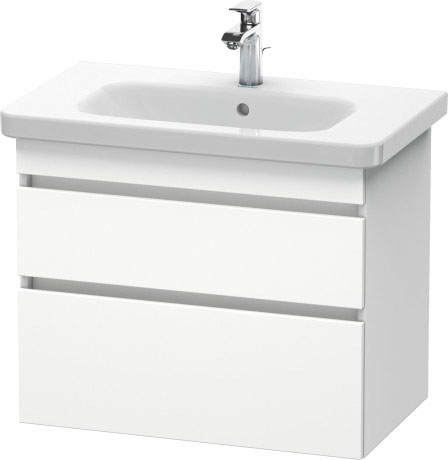 Тумба подвесная под раковину Duravit DuraStyle DS648101818 белый матовый