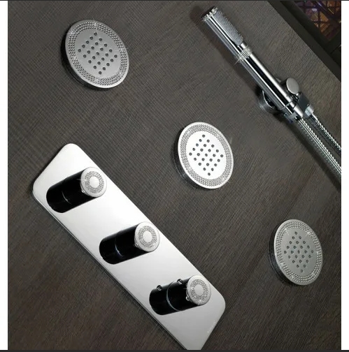 Наружняя часть термостата BOSSINI OUTLETS Z031204.021 с цельной панелью, золото