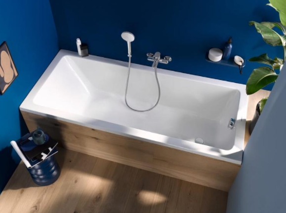 Ванна встраиваемая акриловая DURAVIT Duravit No.1 700491000000000 800 мм х 1800 мм х 420 мм, с наклонной спинкой, белая