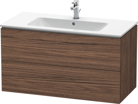 Тумба подвесная под раковину Duravit L-Cube LC624202121 орех темный