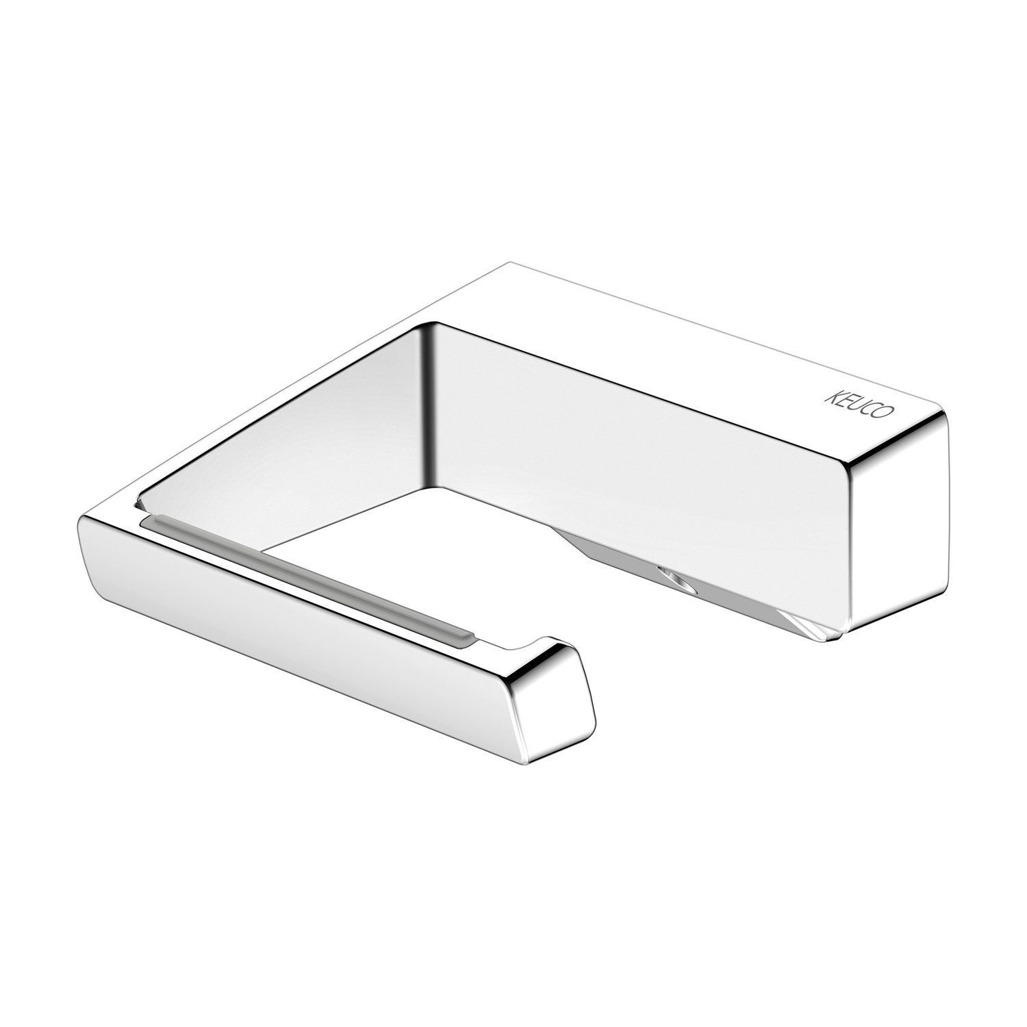 Держатель туалетной бумаги открытой формы KEUCO AVENO 14662 010000 с роликовым тормозом, с клеевым комплектом, цвет Хром