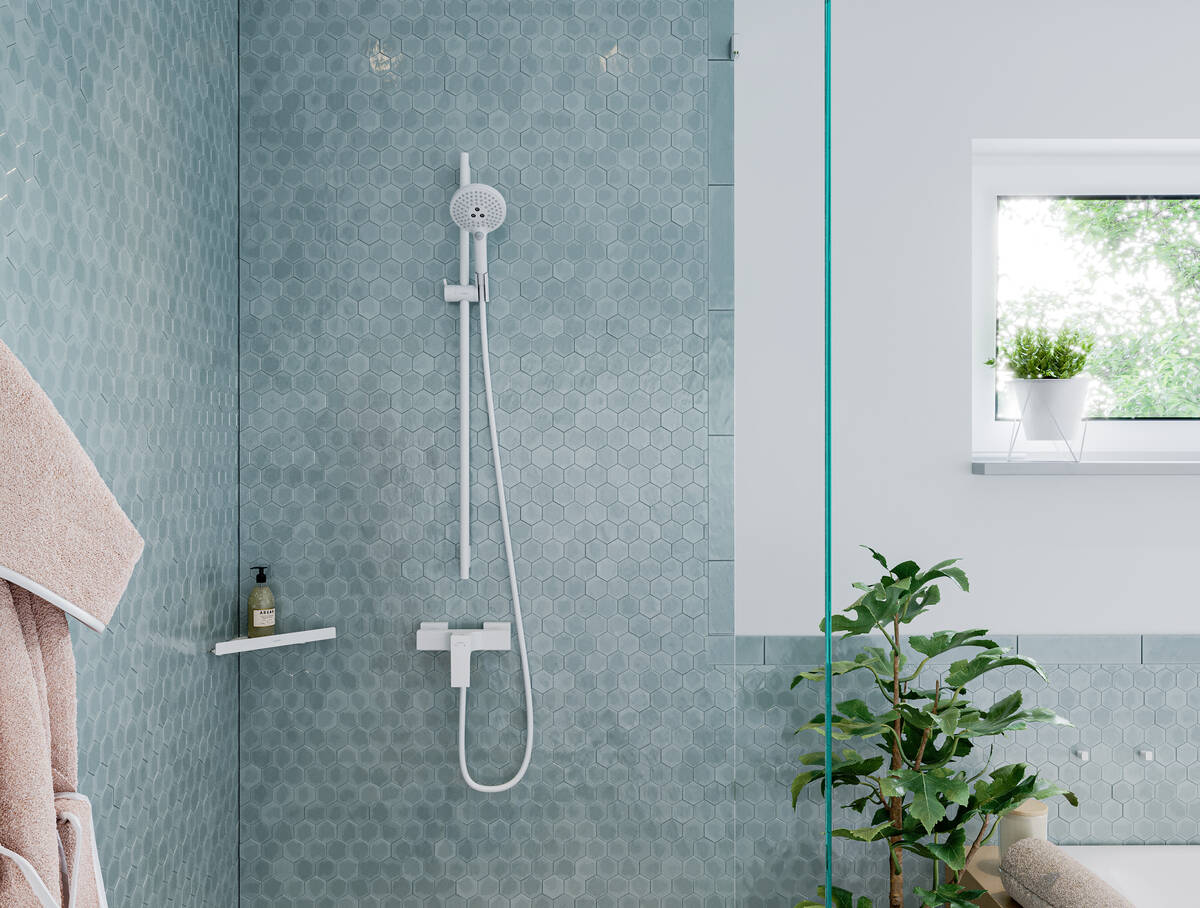 Штанга для душа 90 см Hansgrohe Unica S Puro 28631700 Белый матовый