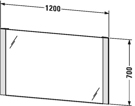 Зеркало с подсветкой Duravit LIGHT AND MIRROR LM7888D0000