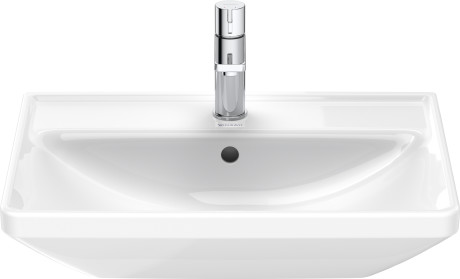 Раковина подвесная Duravit D-Neo 2366600000 600 мм х 440 мм, с переливом, с отверстием под смеситель, белая