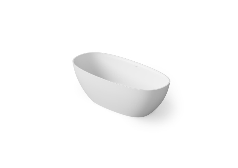 Ванна отдельностоящая из композита Solid surface DEA DESIGN EDGE DD8928 1700 18 1700 мм х 780 мм х 560 мм, с сифоном и донным клапаном, цвет Белый