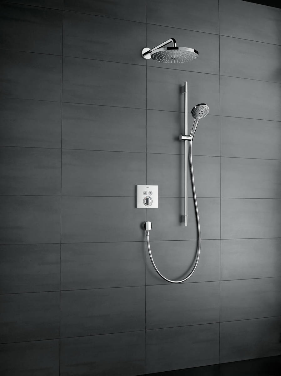 Душевой гарнитур Hansgrohe Raindance Select S 120/Unica'S Puro 26633400 Хром/Белый