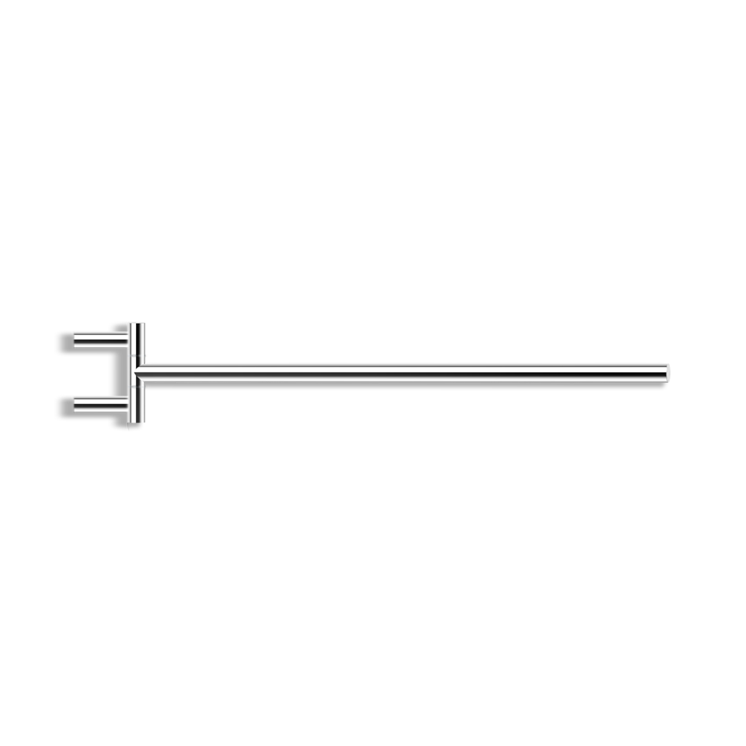 Полотенцедержатель настенный поворотный DECOR WALTHER  Mikado  MK HTH1   0520550   1,2 X 40 X 7 см, латунь, цвет белый матовый