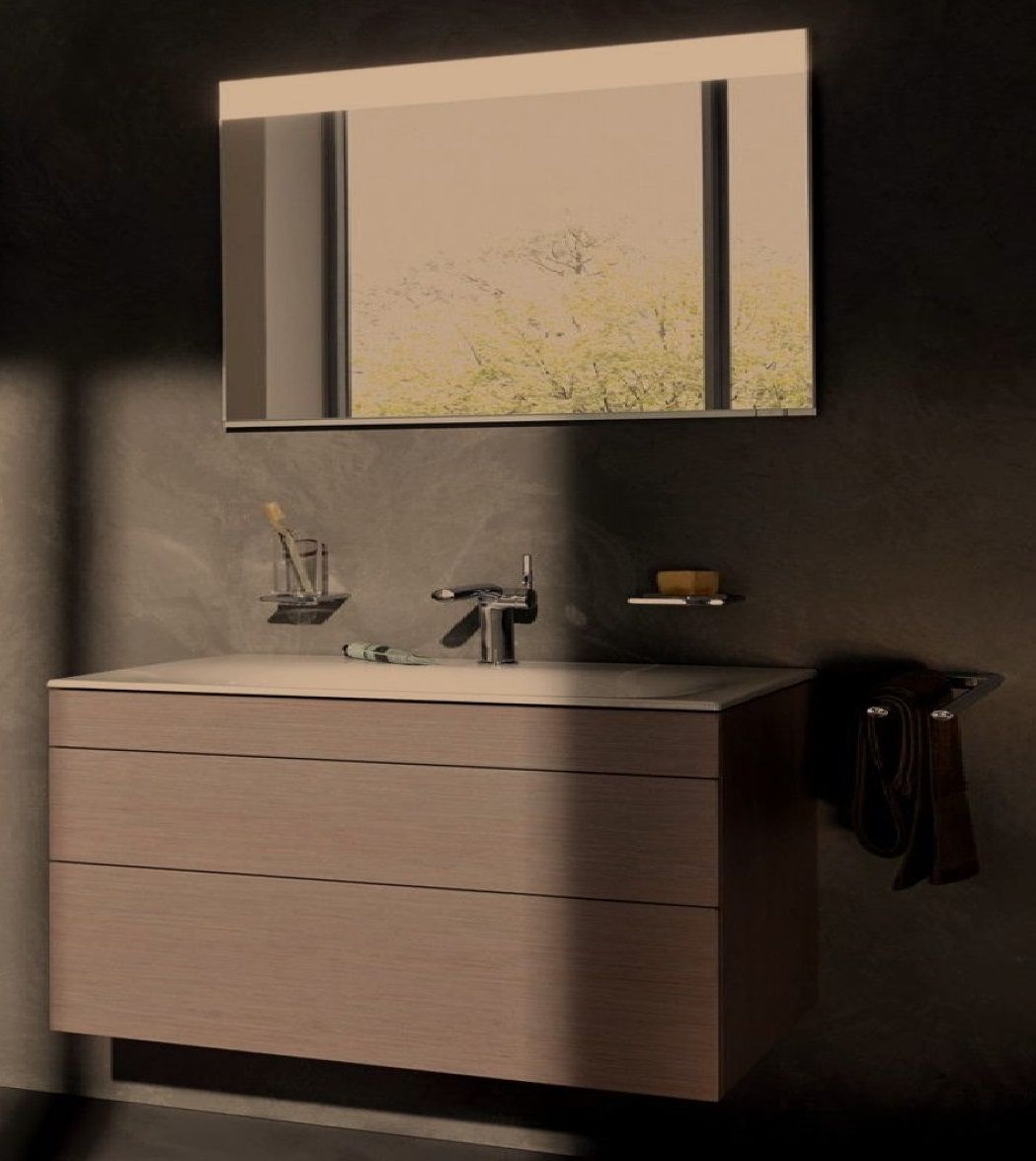 Тумба под умывальник Keuco Edition 400  31582 370100 корпус/фасад структурный лак трюфель