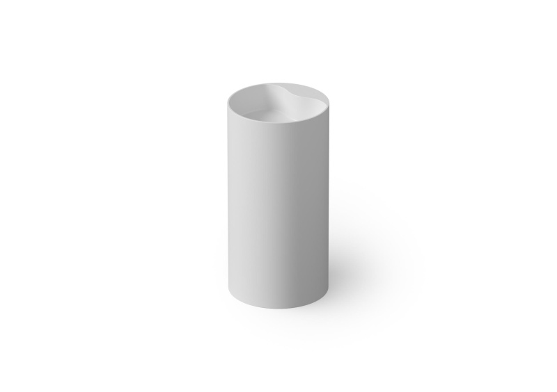 Раковина напольная из композита DEA DESIGN Pedestal Basin DD2002 450 18 450 мм х 450 мм х 900 мм, с донным клапаном, цвет Белый