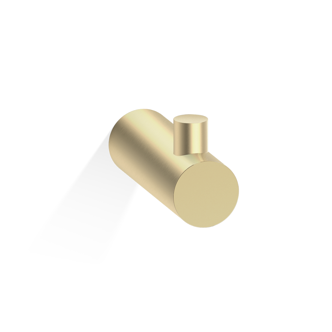 Крючок для халата и полотенца одинарный DECOR WALTHER  Bar HAK1   0856782    3 X 2 X 6 см, латунь, цвет золото матовое GOLD MATT (24 Carat)