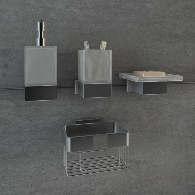 Полочка для мыла Duravit Karree 0099531000 хром