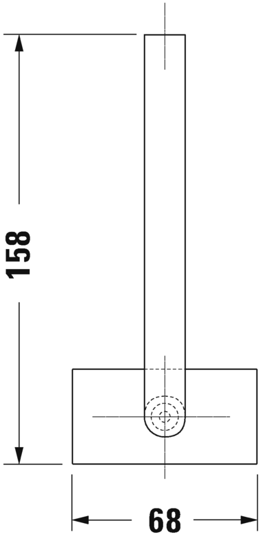 Держатель для запасных рулонов Duravit Karree 0099561000 хром