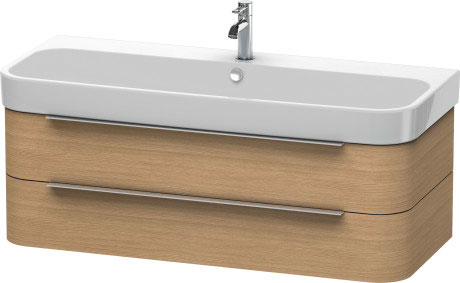 Тумба подвесная под раковину Duravit Happy D.2 H2636705252 дуб европейский (изделие снято с производства)
