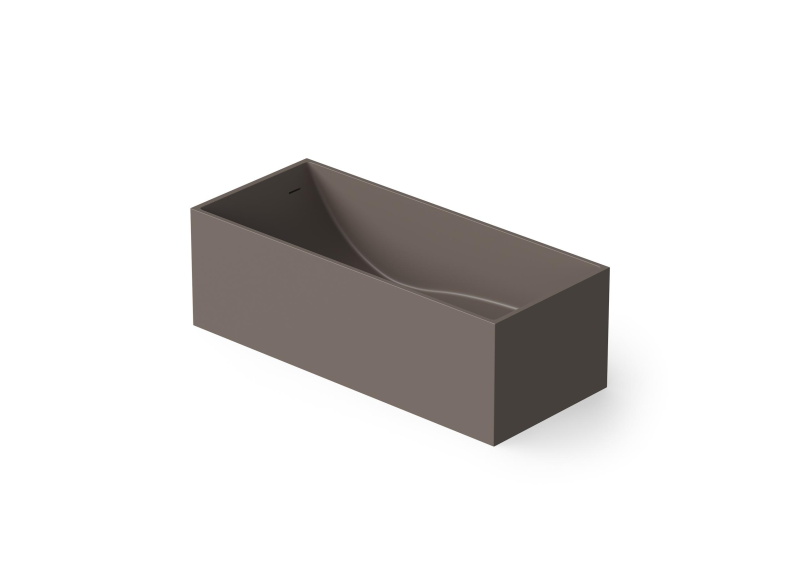 Ванна отдельностоящая из композита DEA DESIGN MODERN DD8607 1800 6 1800 мм х 760 мм х 580 мм, с сифоном и донным клапаном, цвет Grey Brown №6