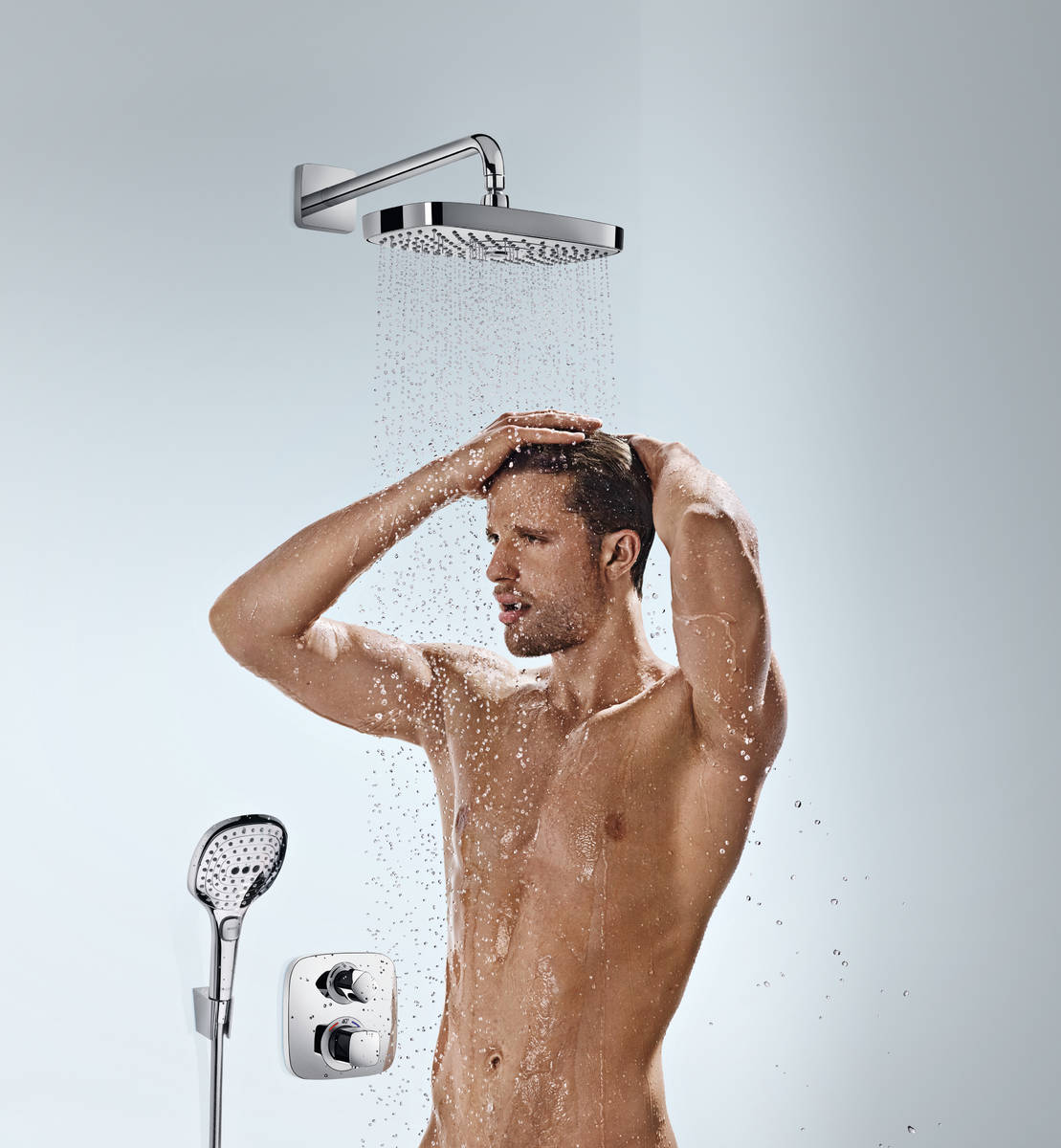 Держатель для душа HANSGROHE Porter S 28331800 цвет Под сталь