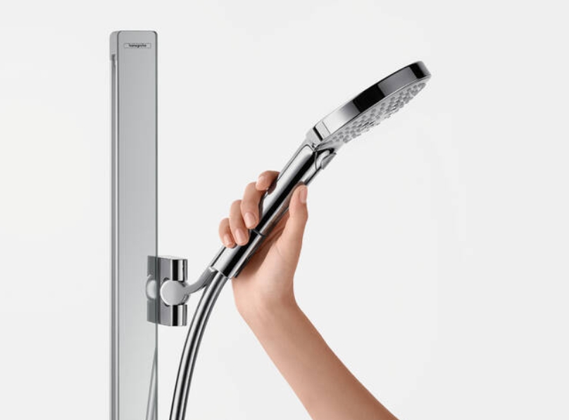  Душевой набор HANSGROHE Raindance E 27646000 120 3jet, со штангой 1500 мм и мыльницей, цвет Хром