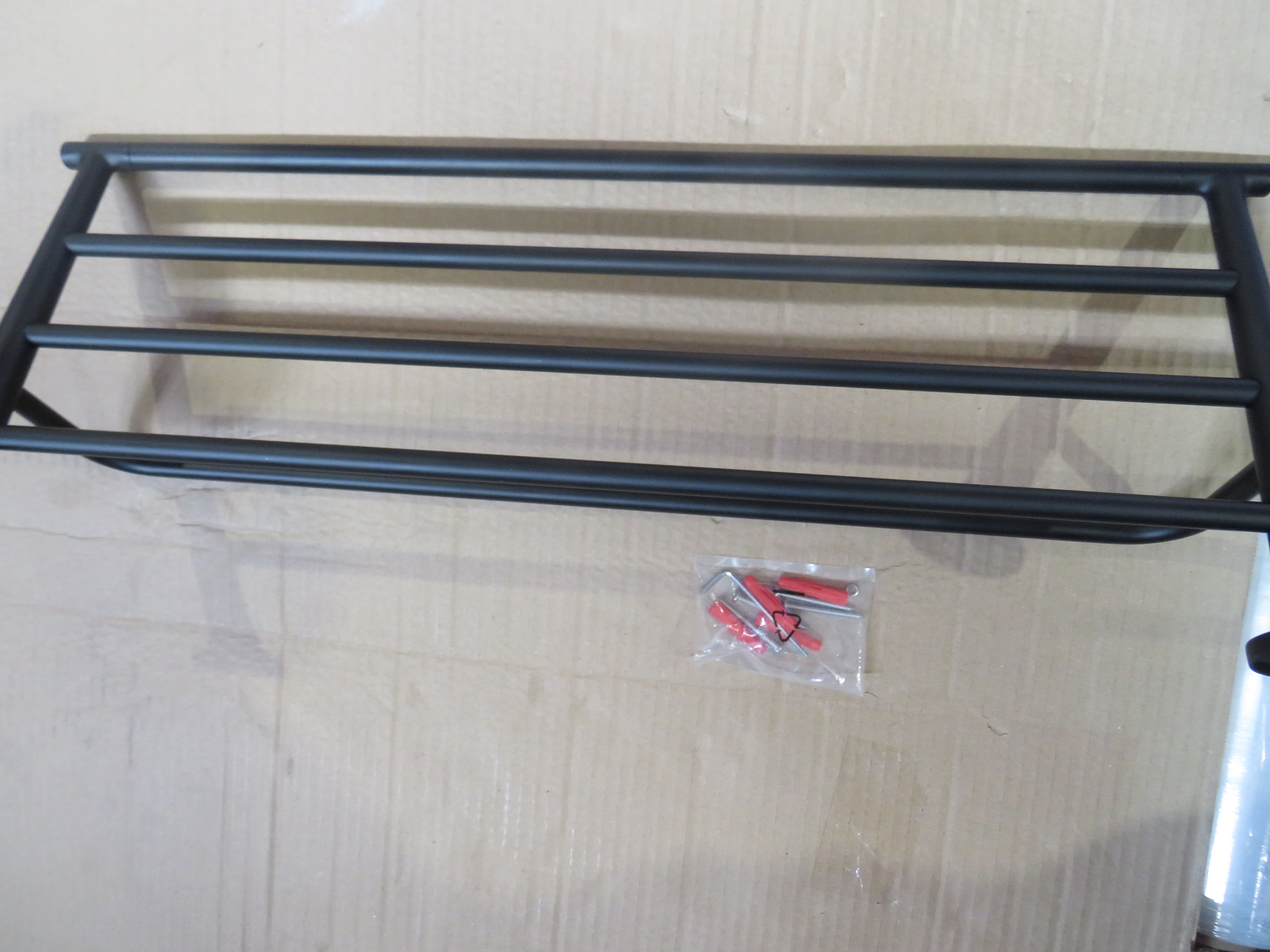 УЦЕНКА. Полка для полотенец Duravit Starck T 0099444600_УЦ  черный / Изделие с выставки. Состояние хорошее.