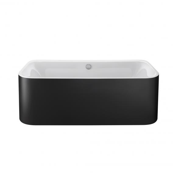 Акриловая ванна Duravit Happy D2 Plus 700453800000000 1800 х 800 c двумя наклонами для спины, с бесшовной акриловой панелью и рамой, отдельно стоящая, белая/графит супер матовый