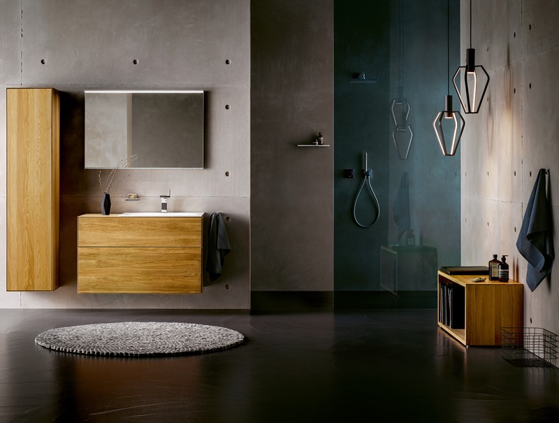 Тумба под раковину Keuco Edition Lignatur 33340 700012 700x650x535 мм фасад дуб, корпус дуб