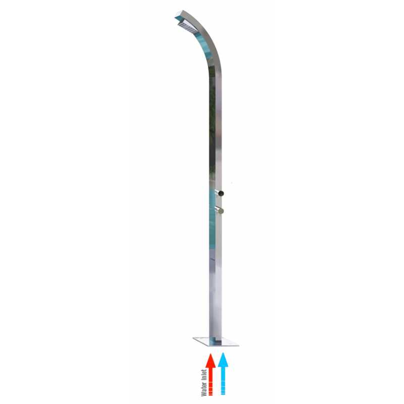 Душевая колонна Bossini Outdoor/Indoor Columns Arch Column L00861 из нержавеющей стали