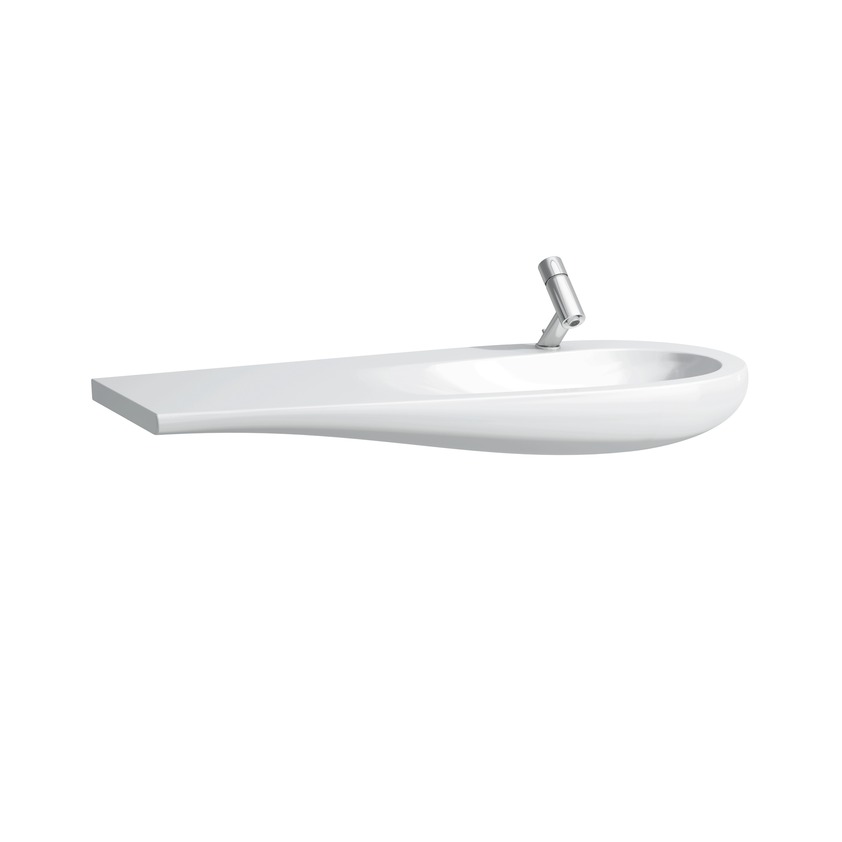 Раковина столешница Laufen IL Bagno Alessi One 814974 120 см полочка слева, без отверстия под смеситель