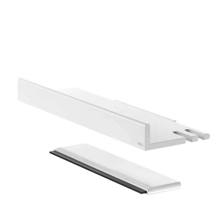 Полочка для душа съёмная KEUCO COLLECTION REVA 12859 510000 со встроенным стеклоочистителем, белый