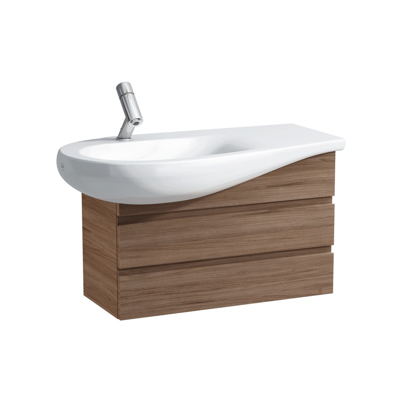 Раковина столешница Laufen IL Bagno Alessi One 814975  90 см полочка справа.