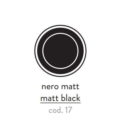 Пьедестал для раковины ARTCERAM JOLIE JOC001 17 00 чёрный матовый