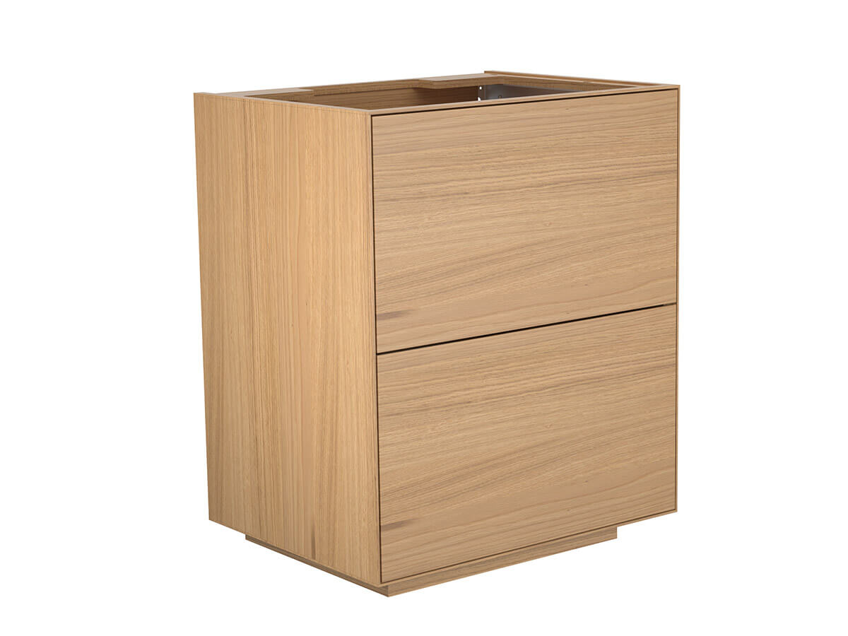 Тумба под раковину напольная Keuco Edition Lignatur 33340 800013 700x800x535 мм фасад орех, корпус орех