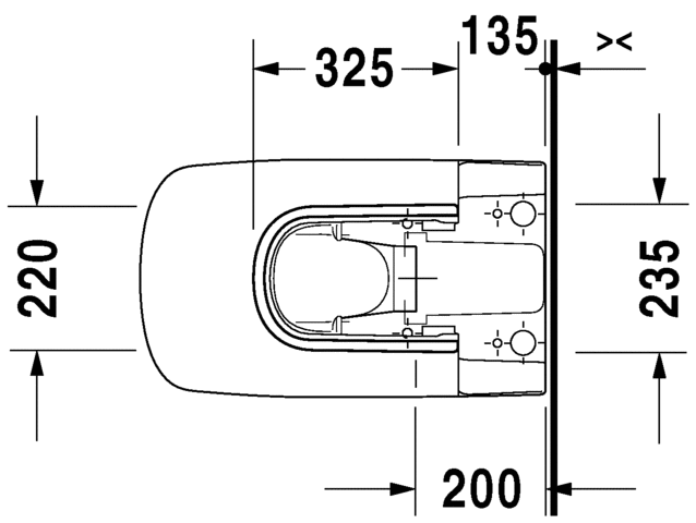 Напольный комбинированный унитаз Duravit DuraStyle 2162090000 белый